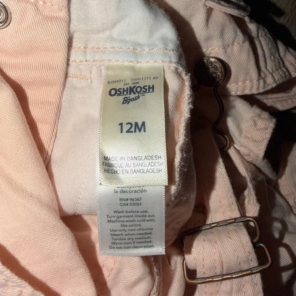 OshKosh B'gosh Light Pink Overalls LOVE